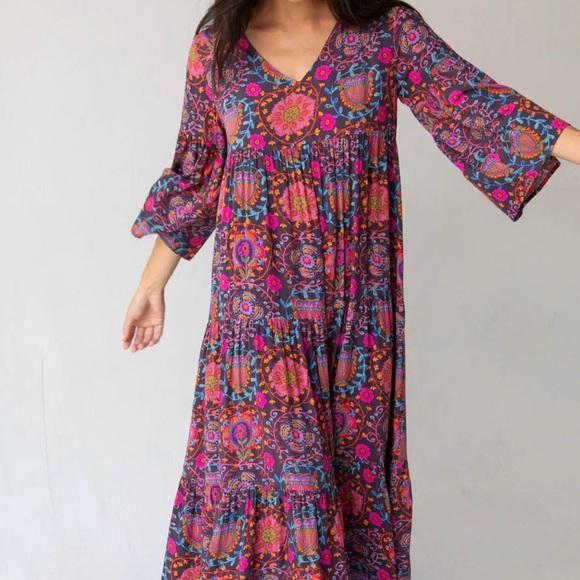 Natural Life Floral Boho Dress - Picture 3 of 7